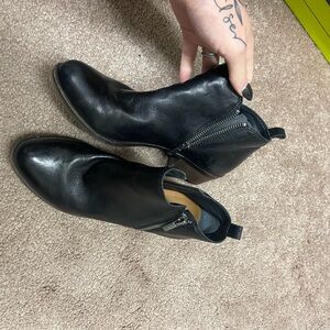 Lucky Brand Black Ankle Booties